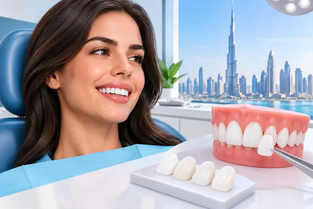 فينير الأسنان دبي لابتسامة طبيعية تدوم