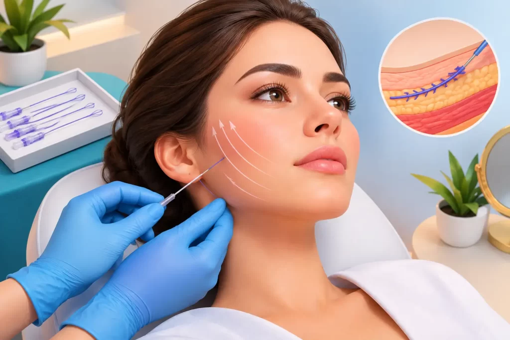 هل يناسبك شد الوجه بالخيوط التجميلية فعلاً؟